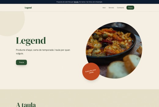 Web feta per Vinclia per a un negoci del sector: perruqueria